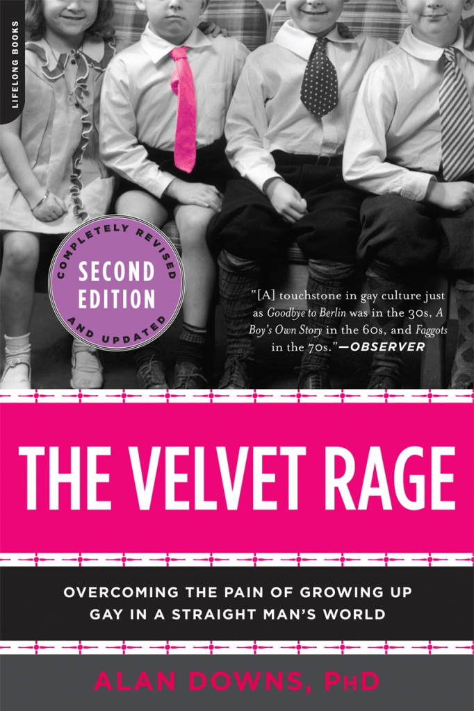 The Velvet Rage: Overcoming the Pain of Growing Up Gay in a Straight Man’s World by Alan Downs